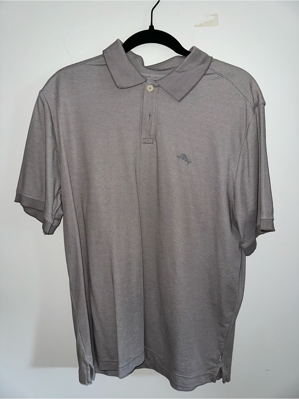 Tommy Bahama Men's Polo Shirt in Light Taupe